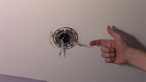 remove ceiling electrical box|ceiling light without junction box.